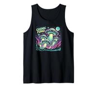 Colorful Cosmic Mushrooms Galaxy Universe Cosmos Fungi Débardeur