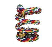 Colorful Cotton Bird Bird Stand Up Strap Parrot Mance-Escalade Jouet d'escalade adapté aux Petits et Moyens perroquets