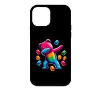 Colorful Dabbing Gummy Bear Candy Lovers Kids Boys Bear Dab Coque pour iPhone 12 Mini
