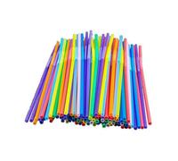 Colorful Disposable Plastic Straws: Bent DIY & Creative Milk Tea Straws, Second Timing