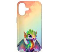 Colorful Dragon Baby Cute Pretty Birthday Graphic Coque pour iPhone 17