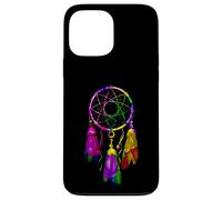 Colorful Dreamcatcher Feathers Native Tribal Coque pour iPhone 13 Pro Max