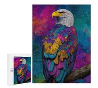Colorful Eagle Art Print Puzzle 1000 Pièces Educa Jouet en Bois Cadeau Unique Décoration Intérieure Jeu Éducatif Challenge Toy Adultes Et Enfants À Partir De 14 Ans 500 PCS