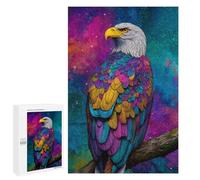 Colorful Eagle Art Print Puzzle 1000 Pièces Educa Jouet en Bois Cadeau Unique Décoration Intérieure Jeu Éducatif Challenge Toy Adultes Et Enfants À Partir De 14 Ans 1000 PCS