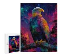 Colorful Eagle Fantasy Art Print Puzzle 1000 Pièces Educa Jouet en Bois Cadeau Unique Décoration Intérieure Jeu Éducatif Challenge Toy Adultes Et Enfants À Partir De 14 Ans 500 PCS