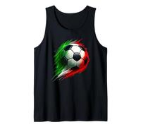 Colorful Effect Tie Dye Ballon de Football Vert/Blanc/Rouge Débardeur