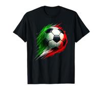 Colorful Effect Tie Dye Ballon de Football Vert/Blanc/Rouge T-Shirt
