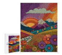 Colorful Fantasy Landscape Art Print Puzzle 500 Pièces Educa Jouet en Bois Cadeau Unique Décoration Intérieure Jeu Éducatif Challenge Toy Adultes Et Enfants À Partir De 14 Ans 500 PCS