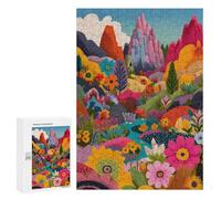 Colorful Fantasy Landscape Puzzle 1000 Pièces Educa Jouet en Bois Cadeau Unique Décoration Intérieure Jeu Éducatif Challenge Toy Adultes Et Enfants À Partir De 14 Ans 300 PCS