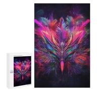 Colorful Feathered Mask Artwork Puzzle 1000 Pièces Educa Jouet en Bois Cadeau Unique Décoration Intérieure Jeu Éducatif Challenge Toy Adultes Et Enfants À Partir De 14 Ans 1000 PCS