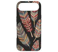 Colorful Feathers Native American Tribal Art Graphic Coque pour iPhone Air