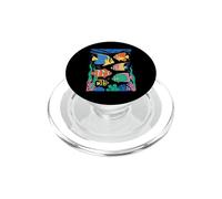 Colorful Fish Graphic Beach Femme Tropical Ocean Sea Life PopSockets PopGrip pour MagSafe