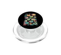 Colorful Fish Graphic Beach Femme Tropical Ocean Sea Life PopSockets PopGrip pour MagSafe
