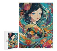 Colorful Floral Fantasy Artwork Puzzle 1000 Pièces Educa Jouet en Bois Cadeau Unique Décoration Intérieure Jeu Éducatif Challenge Toy Adultes Et Enfants À Partir De 14 Ans 500 PCS