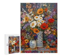 Colorful Floral Still Life-1 Puzzle 1000 Pièces Educa Jouet en Bois Cadeau Unique Décoration Intérieure Jeu Éducatif Challenge Toy Adultes Et Enfants À Partir De 14 Ans 500 PCS