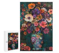 Colorful Flower Bouquet Painting-2 Puzzle 1000 Pièces Educa Jouet en Bois Cadeau Unique Décoration Intérieure Jeu Éducatif Challenge Toy Adultes Et Enfants À Partir De 14 Ans 1000 PCS