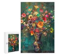 Colorful Flower Bouquet Painting-3 Puzzle 1000 Pièces Educa Jouet en Bois Cadeau Unique Décoration Intérieure Jeu Éducatif Challenge Toy Adultes Et Enfants À Partir De 14 Ans 1000 PCS