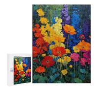 Colorful Flower Garden Painting Puzzle 1000 Pièces Educa Jouet en Bois Cadeau Unique Décoration Intérieure Jeu Éducatif Challenge Toy Adultes Et Enfants À Partir De 14 Ans 500 PCS