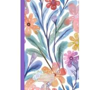 Colorful flowers in my garden: The colorful flowers are designed on the hardcover notebook. Thin lines on cream paper for writing 140 pages, 5.5 x 8.5 inches.