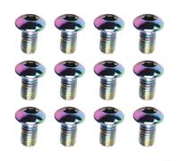 colorful for PRO Oil Slick Stainless Disc brake For pour rotor bolts(12 pack) M5 x 10mm T25