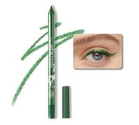 Colorful gel Glitter Eyeliner, imperméable Pearl Eyeshadow Metallic Glitter Eyeliner femme, Eyeliner et Eyeshadow maquillage pour les yeux (08 le vert)