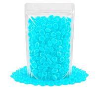 Colorful Glow in the Dark Garden Stones Rocks Pebbles, 2026 Mixed Color Luminous Glow Stones for Outdoor Landscaping, Glowing Pebbles for Garden Pathway Patio Lawn Yard (Blue,400Pcs)