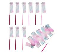 Colorful Gymnastics Streamers, Vibrant Training Tools, 78.74x1.77 Inches Dance Ribbon with Wand, Soft Polyester Twirling Equipment, Motion Prop with Lightweight Style, Ballet Accessory for Party