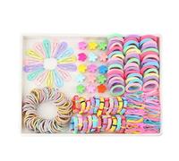 Colorful Hair Accessories Set - Cute Styling Pack, Bandes élastiques