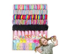 Colorful Hair Accessories Set - Cute Styling Pack, Bandes élastiques Ponytail Holders | Vibrant Hair Decoration for Party Birthday Outfit Fun Dressing Moments Enhancing Creative Looks Charm