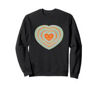 Colorful Heart Logo for Women and Teens Sweatshirt