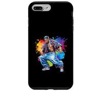 Colorful Hip Hopper pour le rappeur et les fans de hip hop Coque pour iPhone 7 Plus/8 Plus