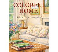 Colorful Home: Interior Design Coloring book