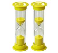 Colorful Hourglass Timers Set, Durable Sand Clock for Time Management | Shatterproof plastic hourglass timer, designed for kids safety, fits for classroom office D