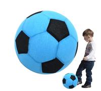 Colorful Inflatable Football Ball - Simulation Soccer Ball Toy, Soft Fabric Blow Up Beach Balls | Interactive Soccer Balls for Children Teenagers Indoor Outdoor Play Games Fun
