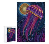 Colorful Jellyfish Art Print-2 Puzzle 1000 Pièces Educa Jouet en Bois Cadeau Unique Décoration Intérieure Jeu Éducatif Challenge Toy Adultes Et Enfants À Partir De 14 Ans 300 PCS