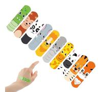 Colorful Kids Bandages, Waterproof Adhesive Strips, 10 Count Wound Dressing with Breathable Feature, Protective Band Aid, Adhesive Bandages with Design, First Aids Supply for Minor Cuts and Scrapes