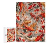 Colorful Koi Fish Painting-6 Puzzle 1000 Pièces Educa Jouet en Bois Cadeau Unique Décoration Intérieure Jeu Éducatif Challenge Toy Adultes Et Enfants À Partir De 14 Ans 500 PCS