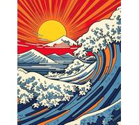 Colorful Landscapes Affiches - Jouet De Défi De Puzzle Familial pour Adultes - Jeu De Mémoire pour Personnes Âgées - Cadeaux d'art Mural - Jigsaws 1000 Pièces - Kw435Zk