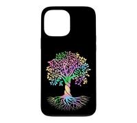Colorful Life is Really Good Vintage Unique Tree Art Coque pour iPhone 13 Pro Max