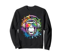 Colorful Monkey Écouteurs Splatter Vibe Sweatshirt