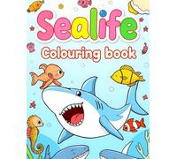Colorful Ocean Adventures: A Fun Sea Life Coloring Book for Kids Aged 3-6