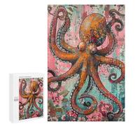 Colorful Octopus Art Print Puzzle 1000 Pièces Educa Jouet en Bois Cadeau Unique Décoration Intérieure Jeu Éducatif Challenge Toy Adultes Et Enfants À Partir De 14 Ans 1000 PCS