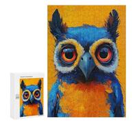 Colorful Owl Painting Artwork Puzzle 1000 Pièces Educa Jouet en Bois Cadeau Unique Décoration Intérieure Jeu Éducatif Challenge Toy Adultes Et Enfants À Partir De 14 Ans 300 PCS