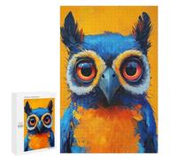 Colorful Owl Painting Artwork Puzzle 1000 Pièces Educa Jouet en Bois Cadeau Unique Décoration Intérieure Jeu Éducatif Challenge Toy Adultes Et Enfants À Partir De 14 Ans 1000 PCS
