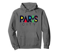 Colorful Paris City Modern Geometric Typography Sweat à Capuche