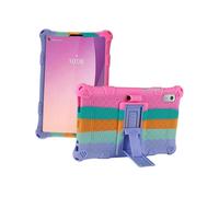 (Colorful Pink, Multicolor) For Lenovo Tab M9 310FU Kickstand Tablet Silicone Case Retro Texture Anti-drop Tablet Cover - Colorf