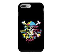 Colorful Pirate Crew Skull Graffiti Illustration Graphic Coque pour iPhone 7 Plus/8 Plus