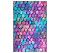 Colorful Poisson Scales 1000 Pièces Puzzle en Bois pour Adultes Enfants, Puzzles Impossible, Jeu D'adresse pour Toute La Famille, 78×53cm