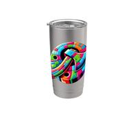 Colorful Pop Art Lancer de hache Lanceur Haches Cible Gobelet isotherme en acier inoxydable double paroi