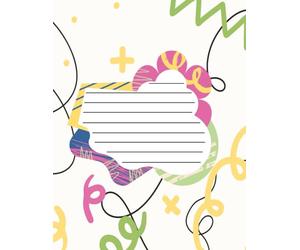 Colorful Quirky Notebook